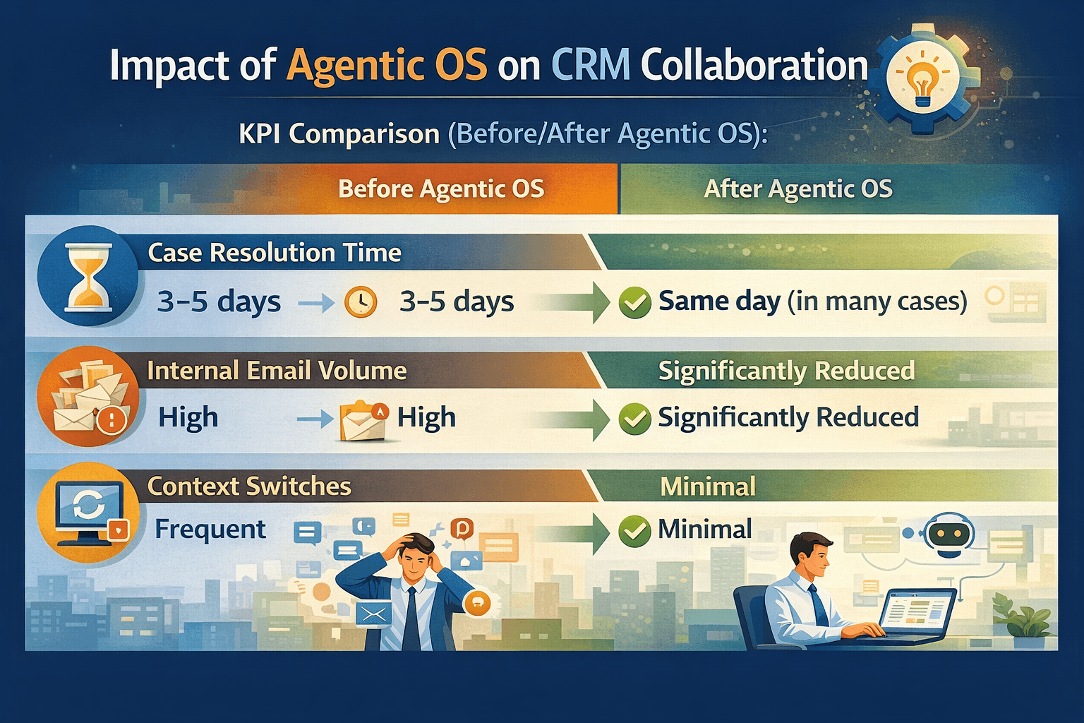 Impact of Agentic OS on CRM Collaboration
