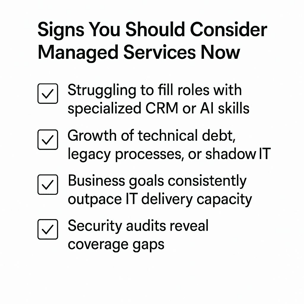 Signs You Should Consider Managed Services Now