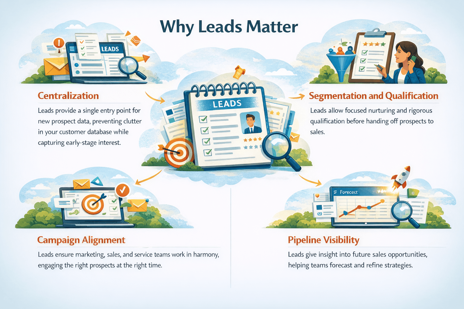 Why Leader Matter centralization segmentation and qualification campaign alignment pipeline visbility